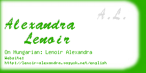alexandra lenoir business card